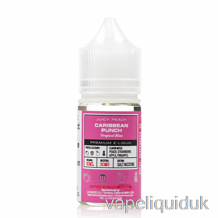 Caribbean Punch - BSX Salt Series - 30mL 50mg Vape Juice
